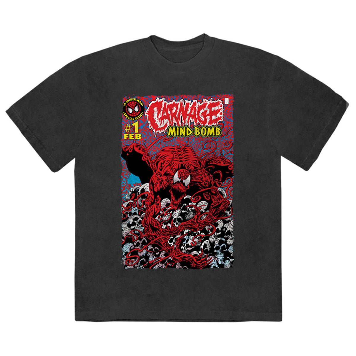 Carnage Mind Bomb Limited Premium Wash T Shirt product image 1
