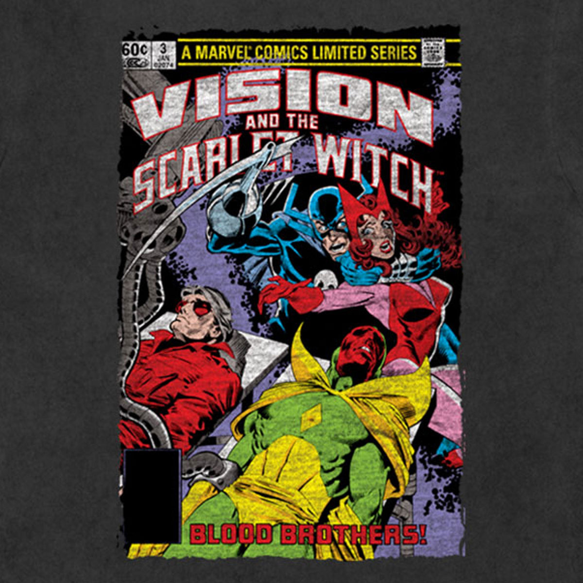 Vision Scar Witch Blood Bros Limited Premium Wash T Shirt product image 2