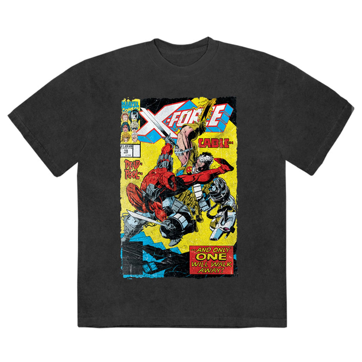 X-Force Cable & Deadpool Limited Premium Wash T Shirt product image 1