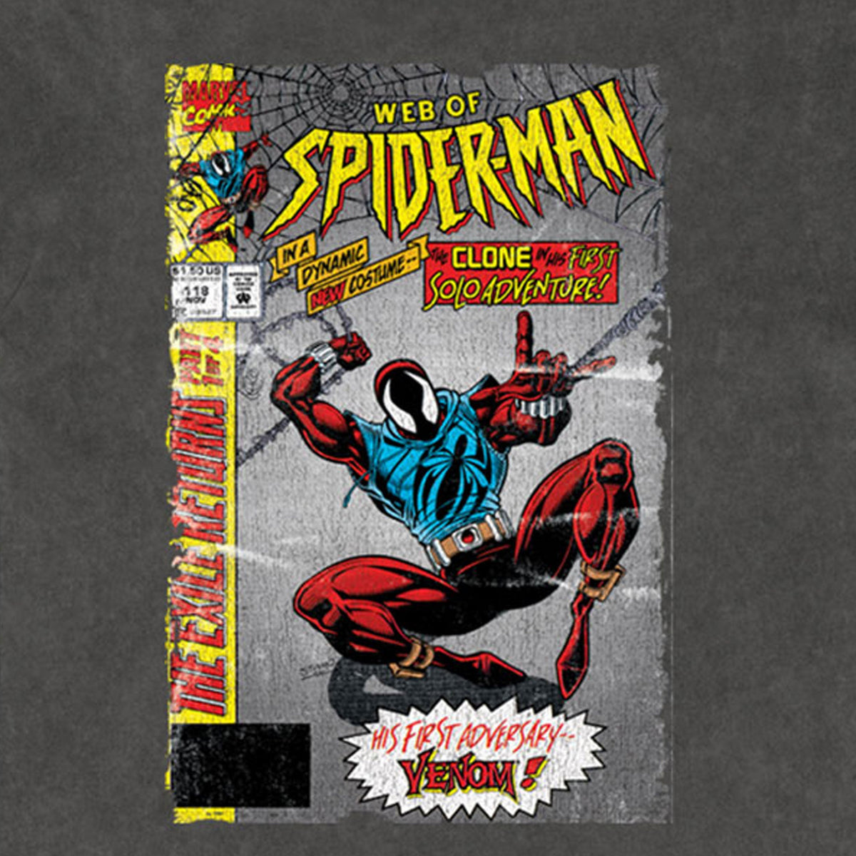 Web Of Spider-Man Limited Premium Wash T Shirt product image 2