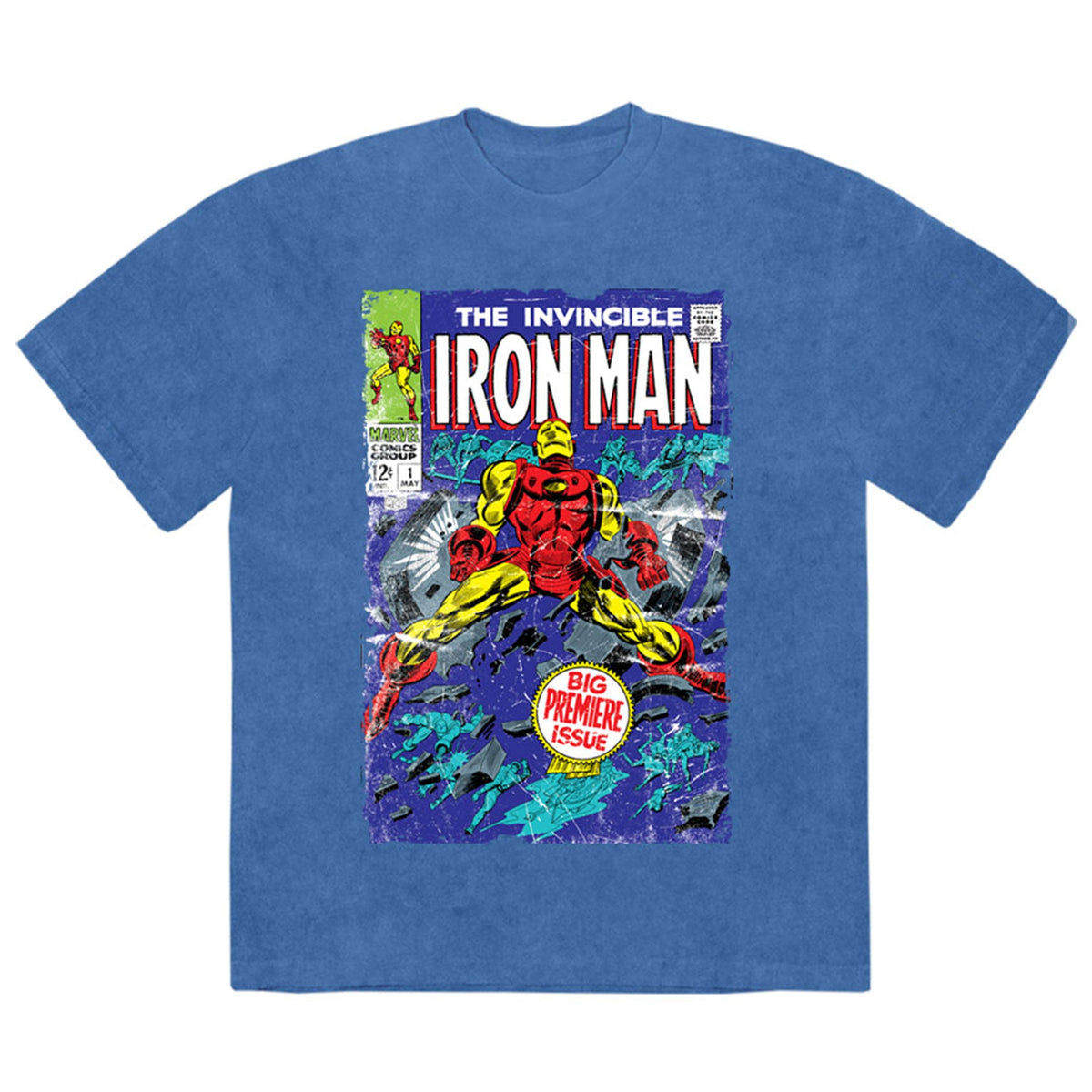 The Invincible Iron Man Limited Premium Wash T Shirt product image 1