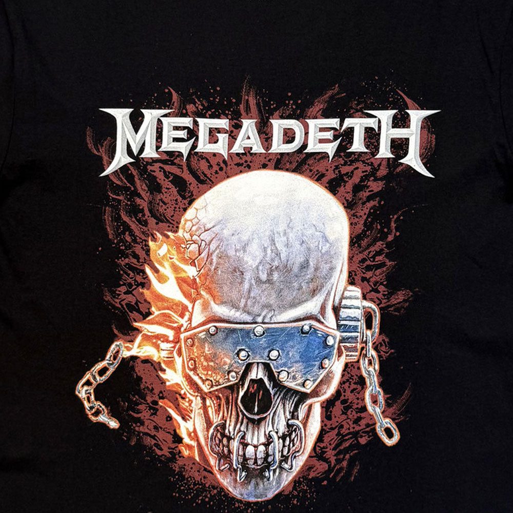Megadeth Vic And Flames Band Logo T Shirt product image 2