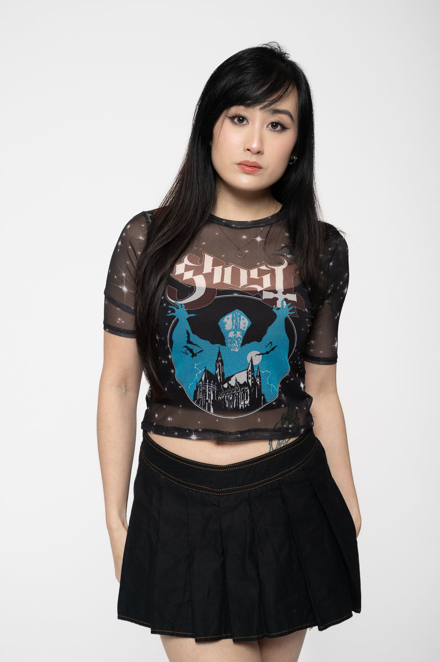 Ghost Opus Eponymous Mesh Crop Top product image 1