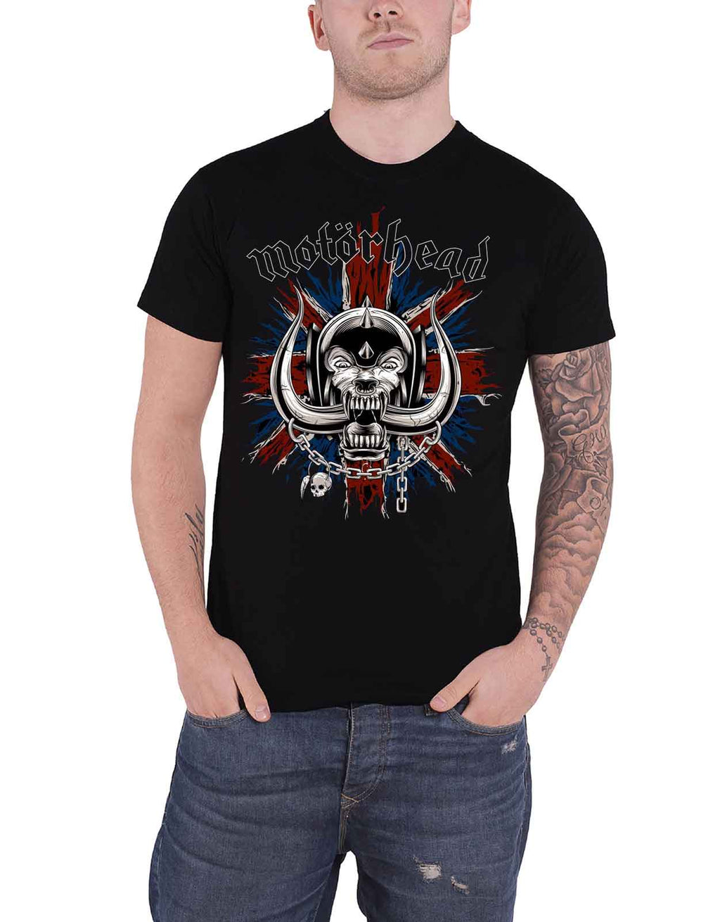 Motorhead British Flag T Shirt product image 1