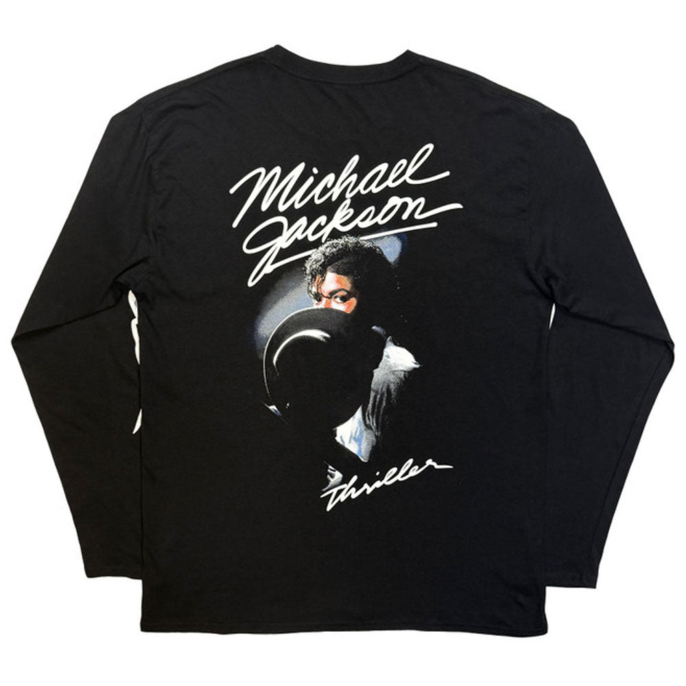 Michael Jackson Thriller Hat Poses Long Sleeve T Shirt