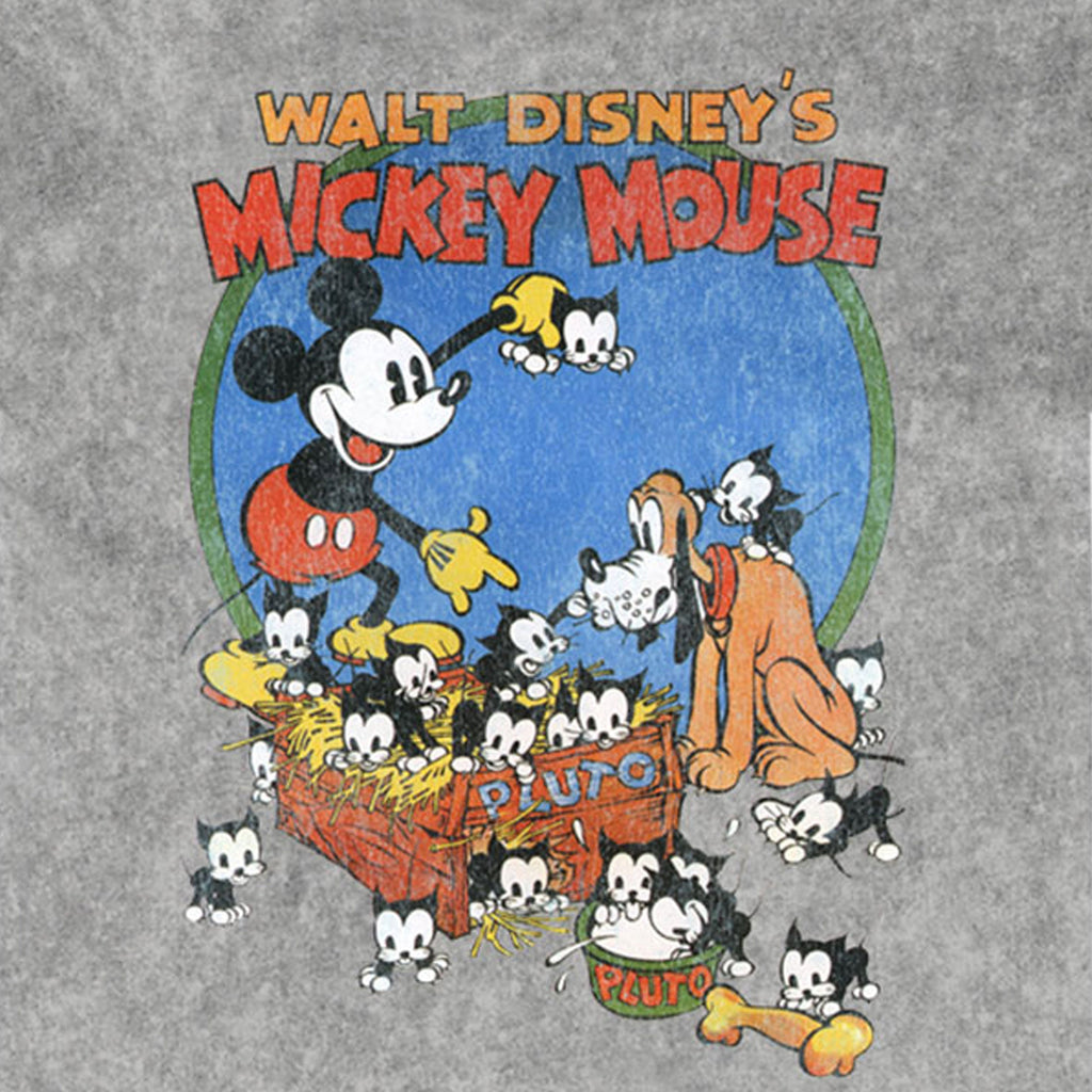 Mickey Mouse Cat Basket Limited Premium Wash T Shirt product image 2