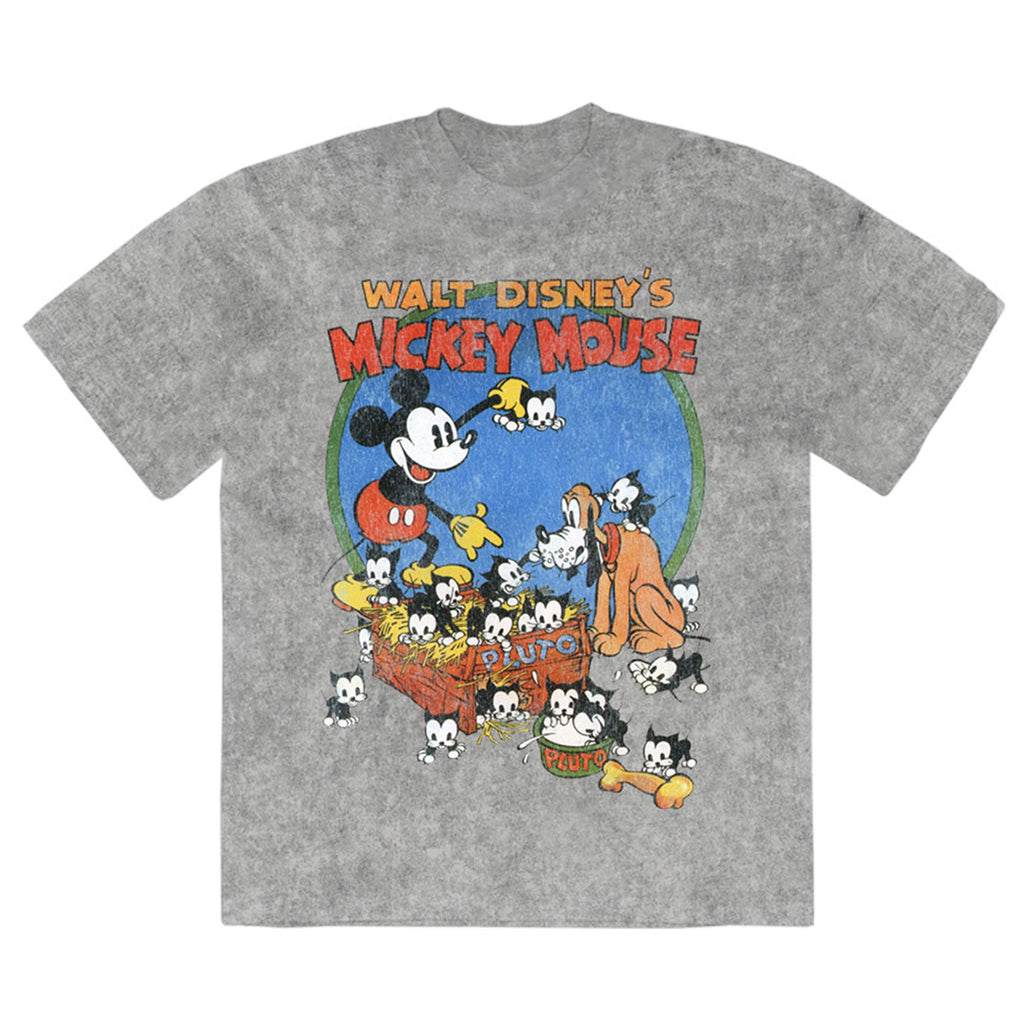 Mickey Mouse Cat Basket Limited Premium Wash T Shirt product image 1