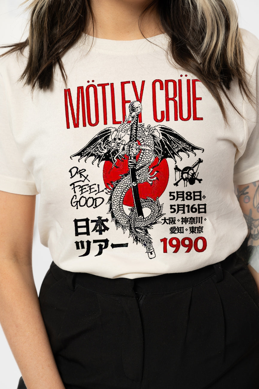 Motley Crue Dr Feelgood Japanese Tour 90 T Shirt product image 3