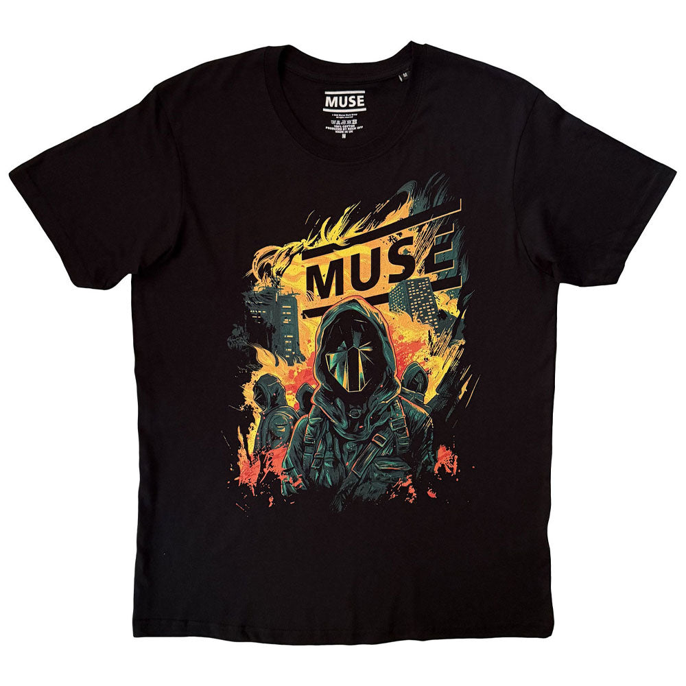 Muse Burning Band Logo T Shirt product image 1