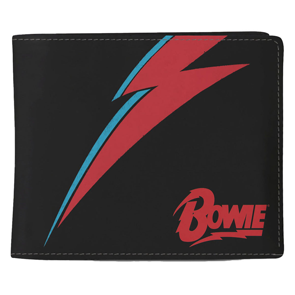 David Bowie Lightning Black Bifold Wallet