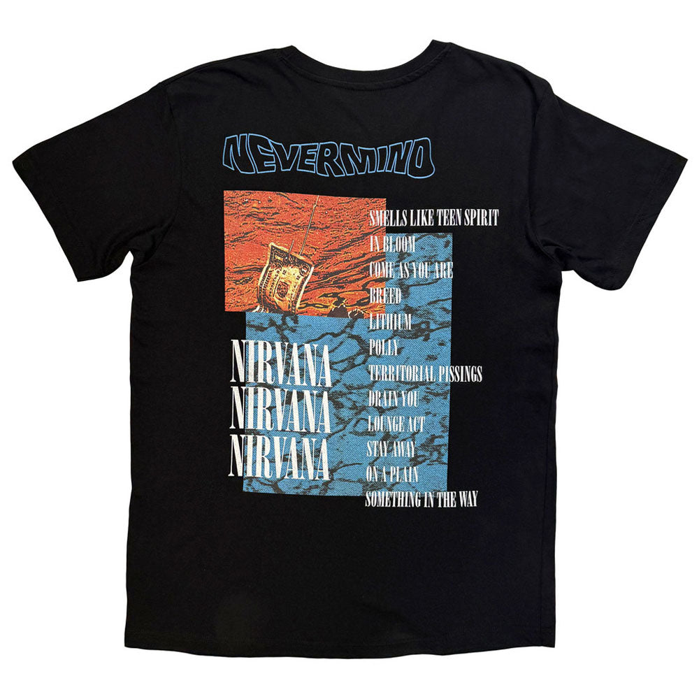 Nirvana Waves Tracklist T Shirt product image 2
