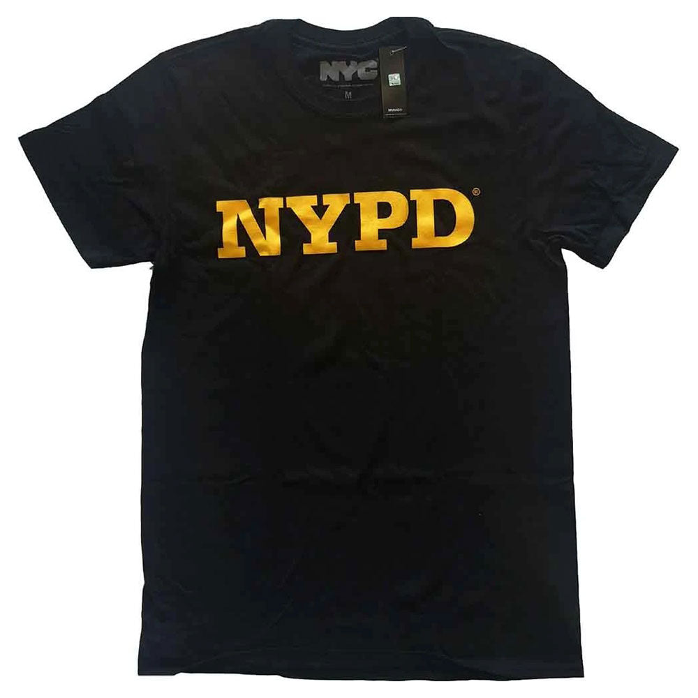 New York City NYPD Text Logo T Shirt product image 1