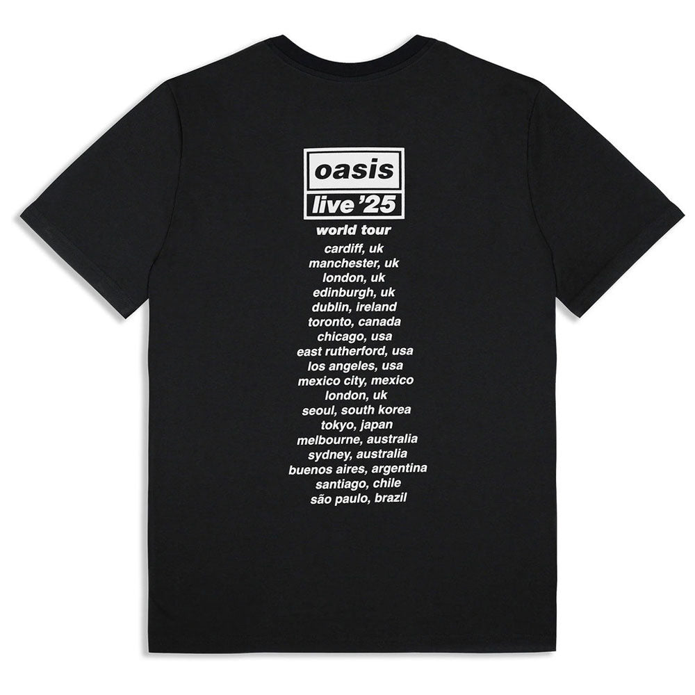 Oasis Collage Live 25 World Tour T Shirt product image 2