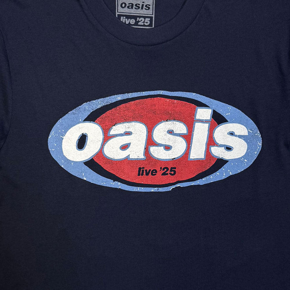 Oasis Live 25 Elliptical Band Logo T Shirt product image 2