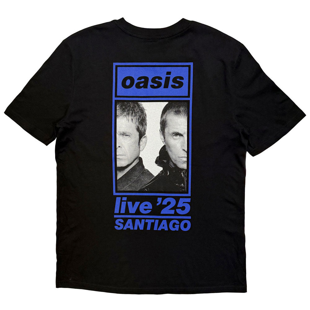 Oasis Live 25 Santiago Half Faces Fan Store T Shirt product image 2