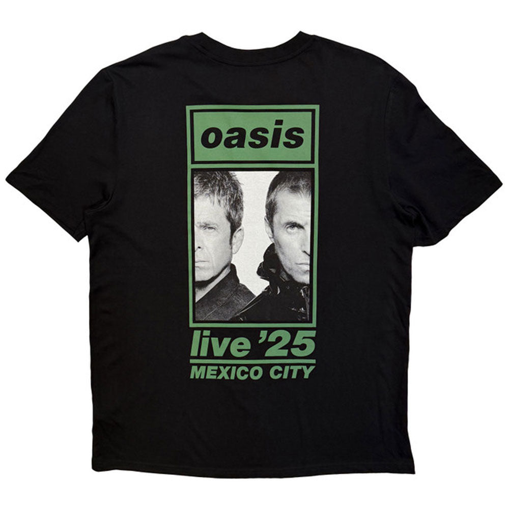 Oasis Live 25 Mexico City Half Faces Fan Store T Shirt product image 2