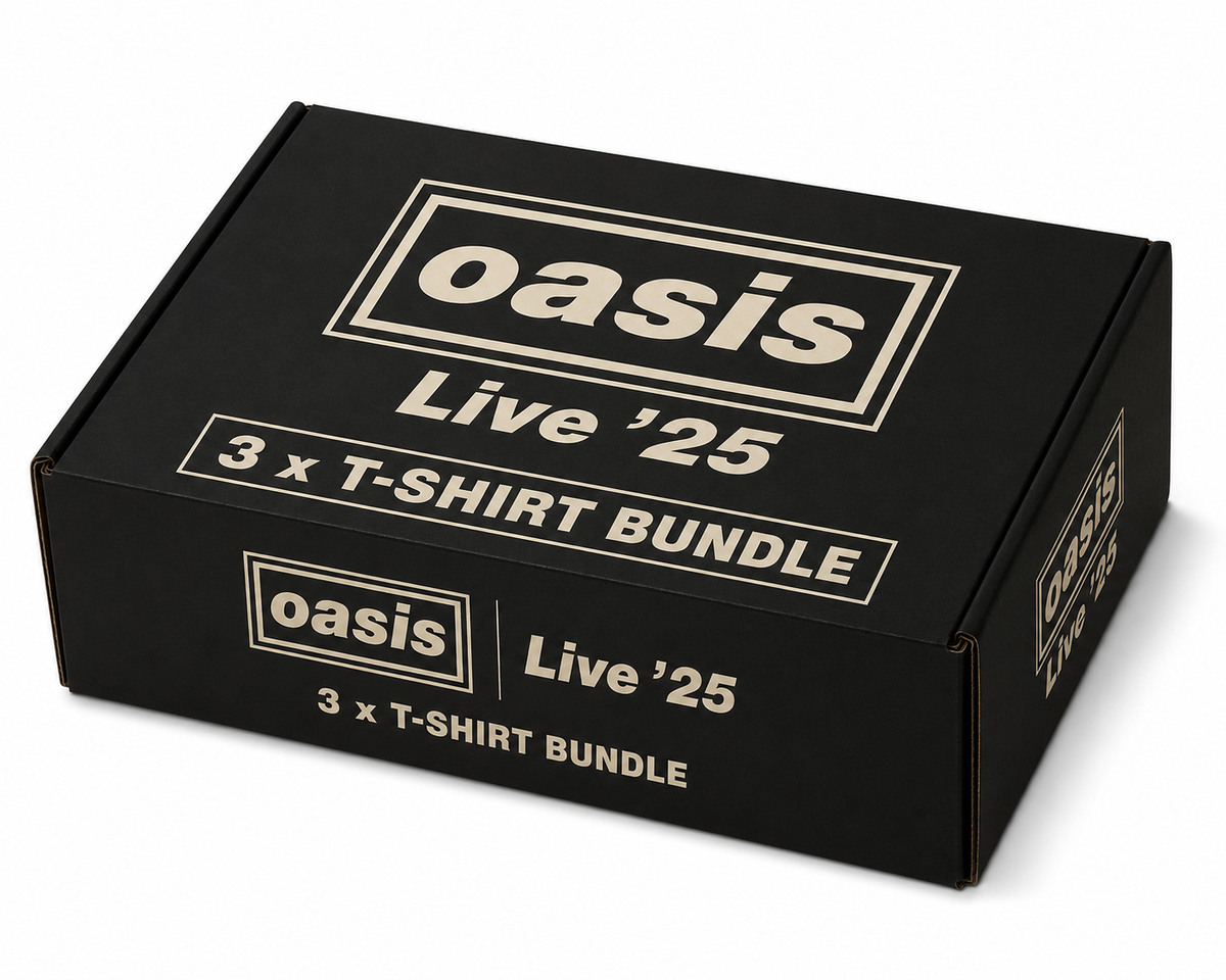 Oasis Live 25 Officially Licenced 3 x T Shirt Bundle product image 1
