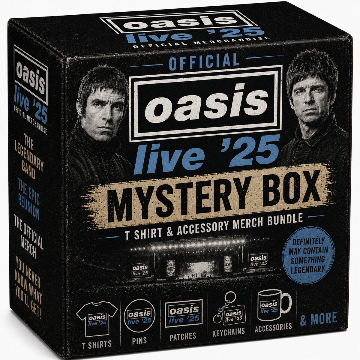 Oasis Live 25 T Shirt And Accessory Officially Licenced product image 1