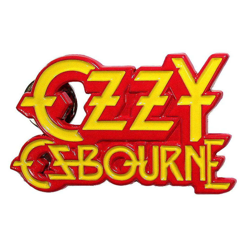 Ozzy Osbourne Stacked Logo Pin Badge