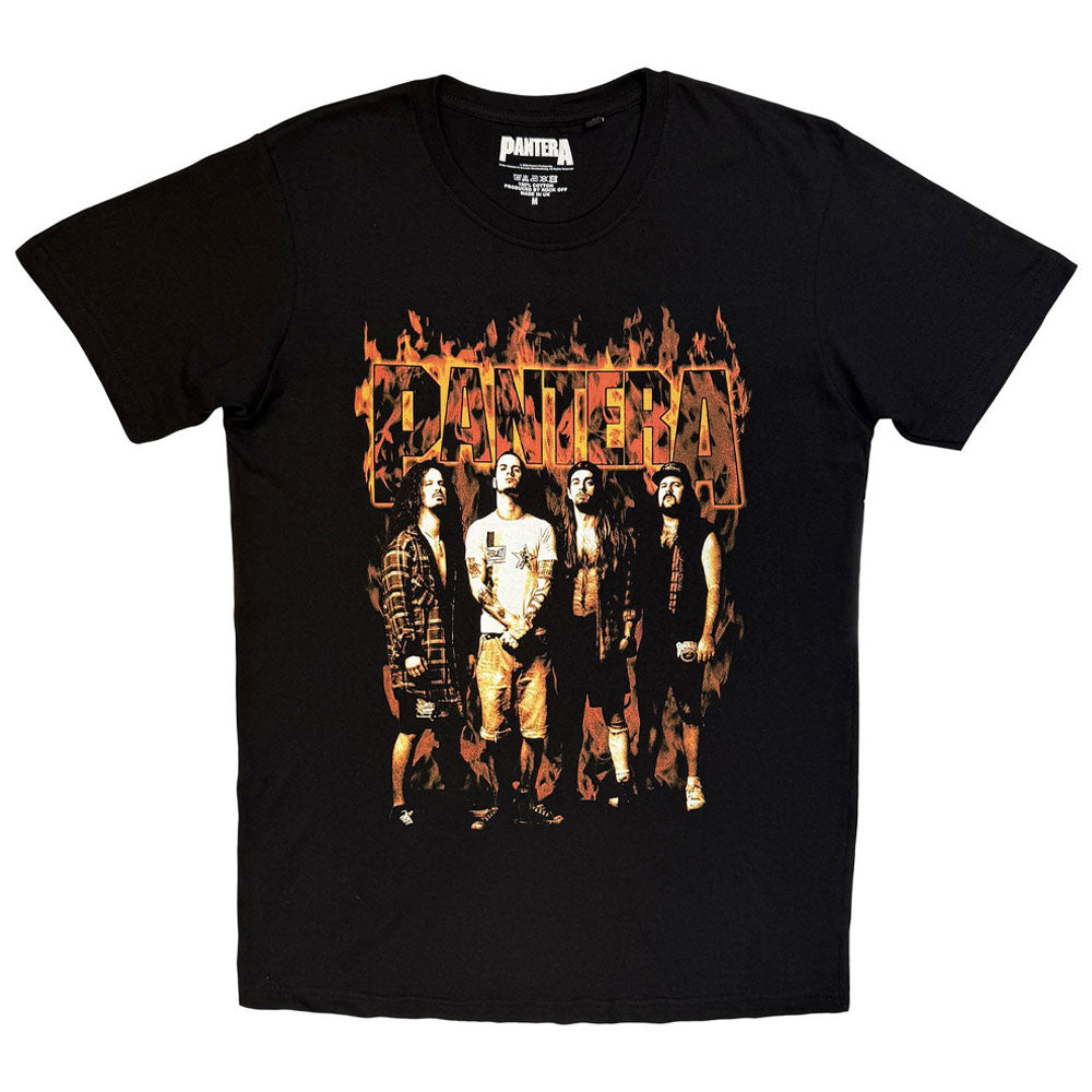 Pantera Flames Band Logo T Shirt product image 1