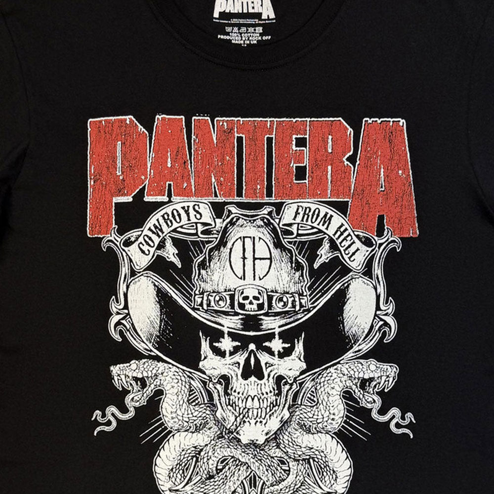 Pantera Snake Skull Band Logo T Shirt product image 2