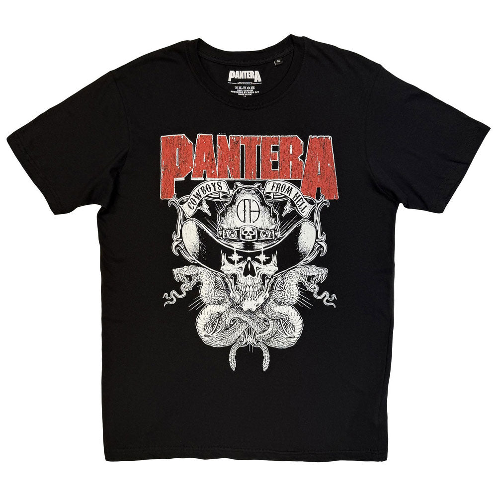 Pantera Snake Skull Band Logo T Shirt product image 1