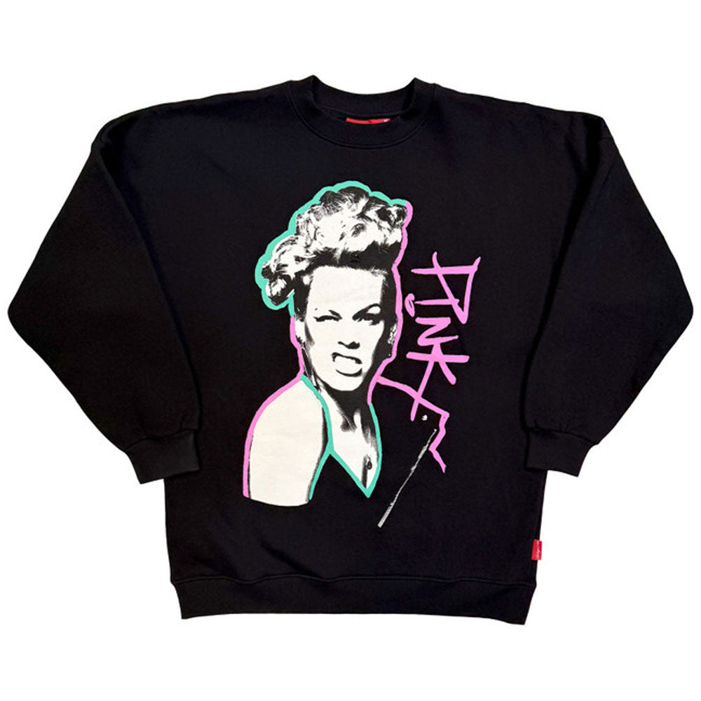 Pink Paint Pen Ladies Rock Off Unplugged Sweatshirt product image 1