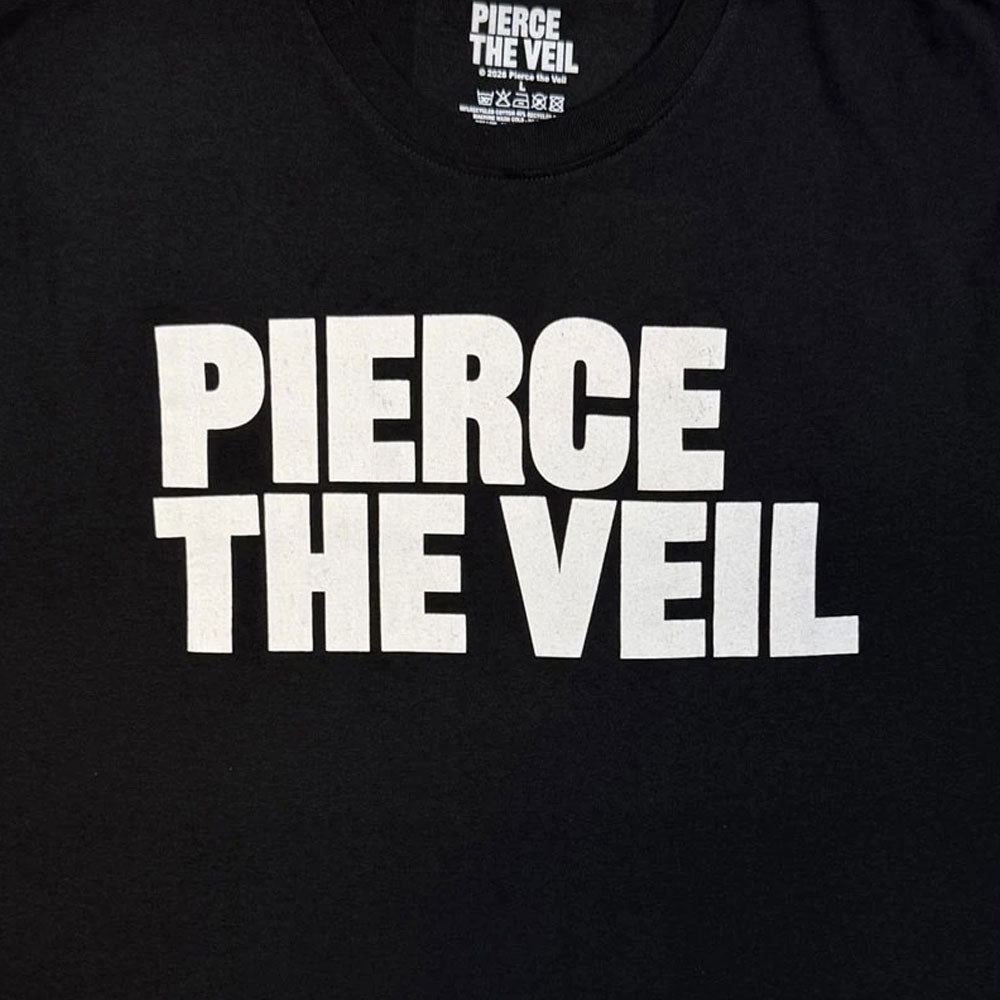 Pierce The Veil Band Logo Mono T Shirt product image 2