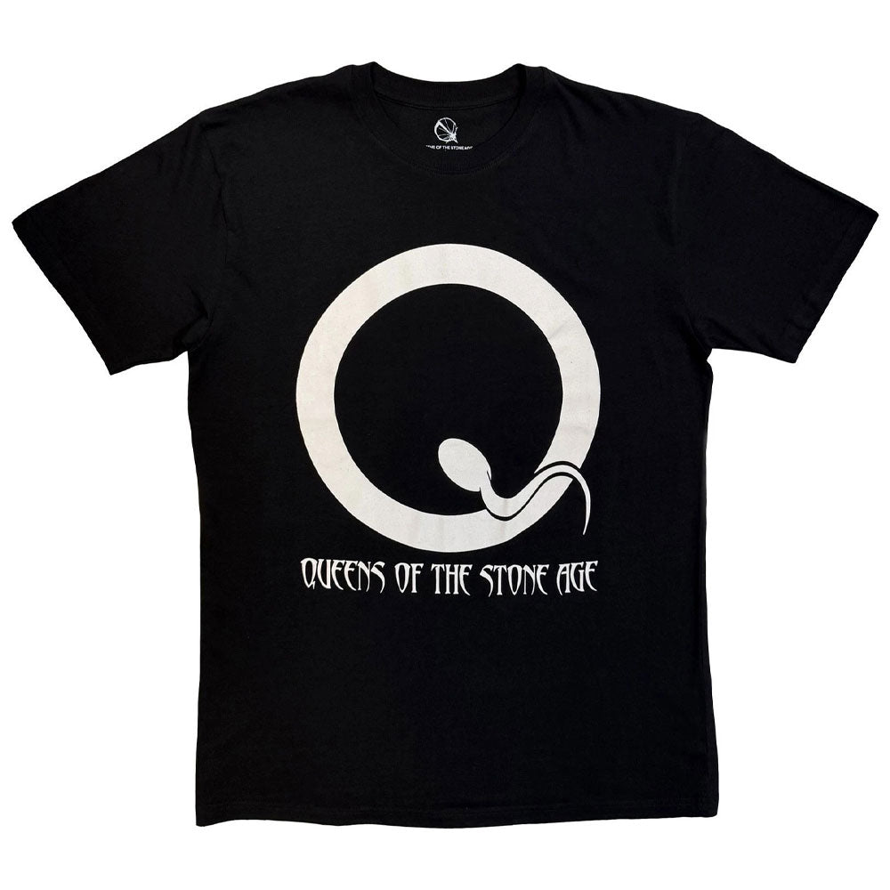 Queens Of The Stone Age Band Logo Mono T Shirt product image 1