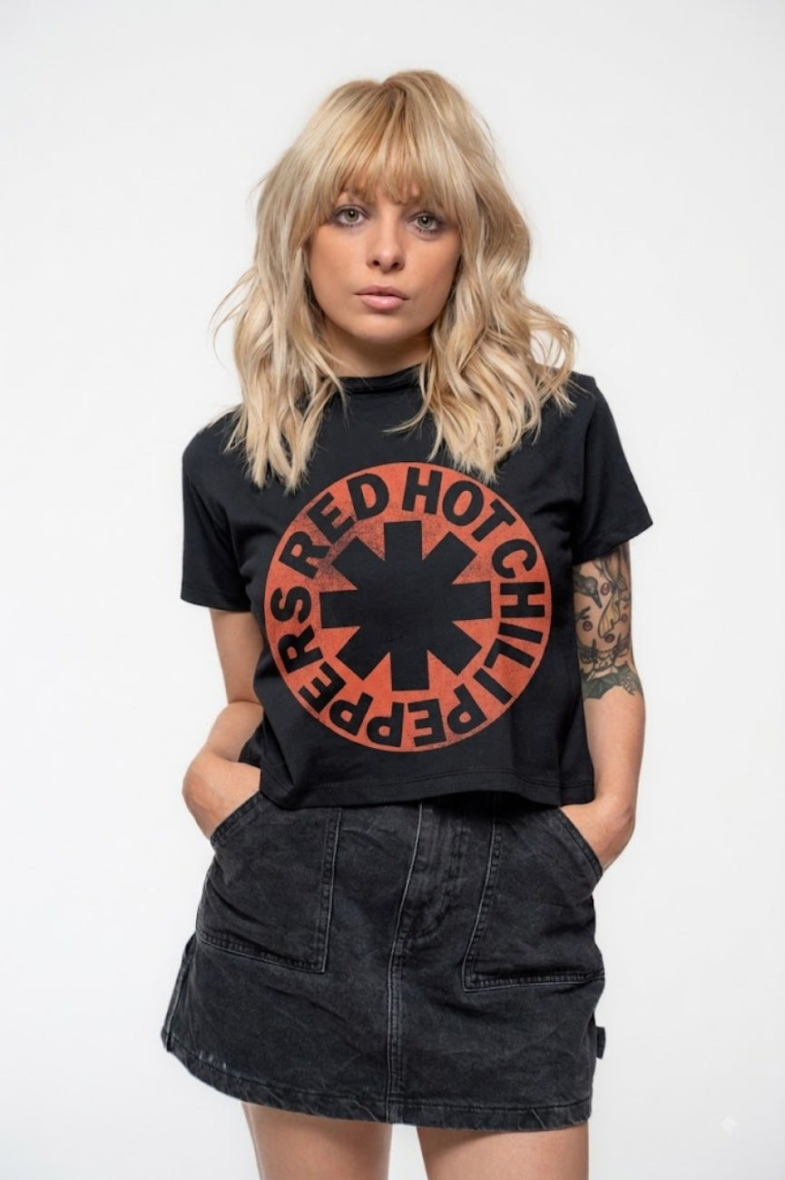 Red Hot Chili Peppers Asterisk Circle Crop Top product image 1