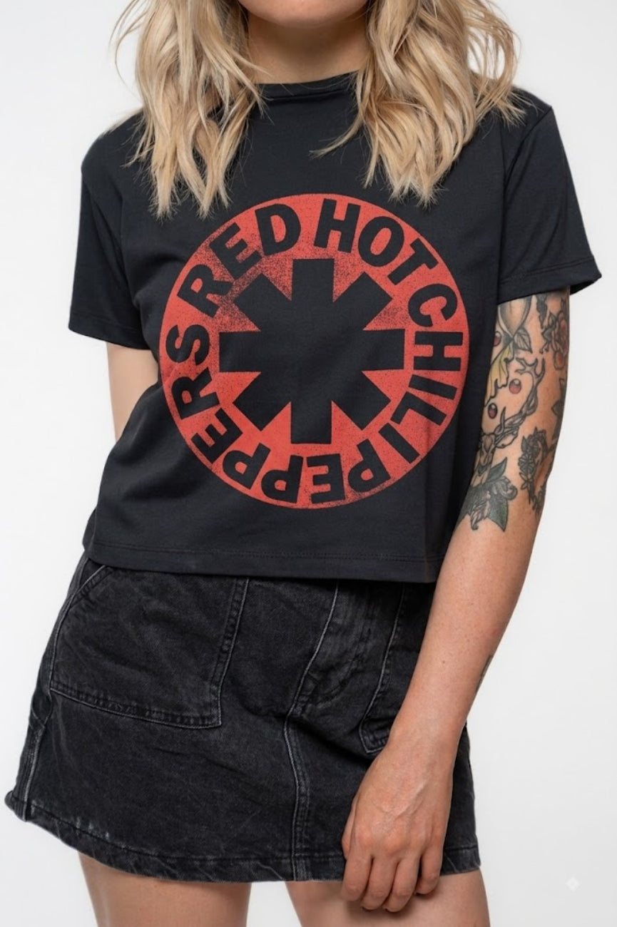 Red Hot Chili Peppers Asterisk Circle Crop Top product image 3