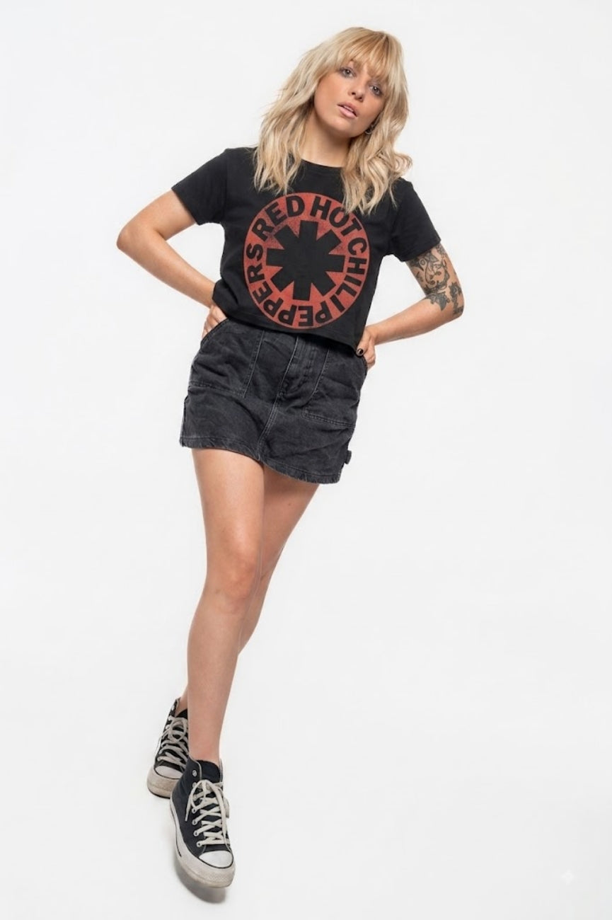 Red Hot Chili Peppers Asterisk Circle Crop Top product image 5