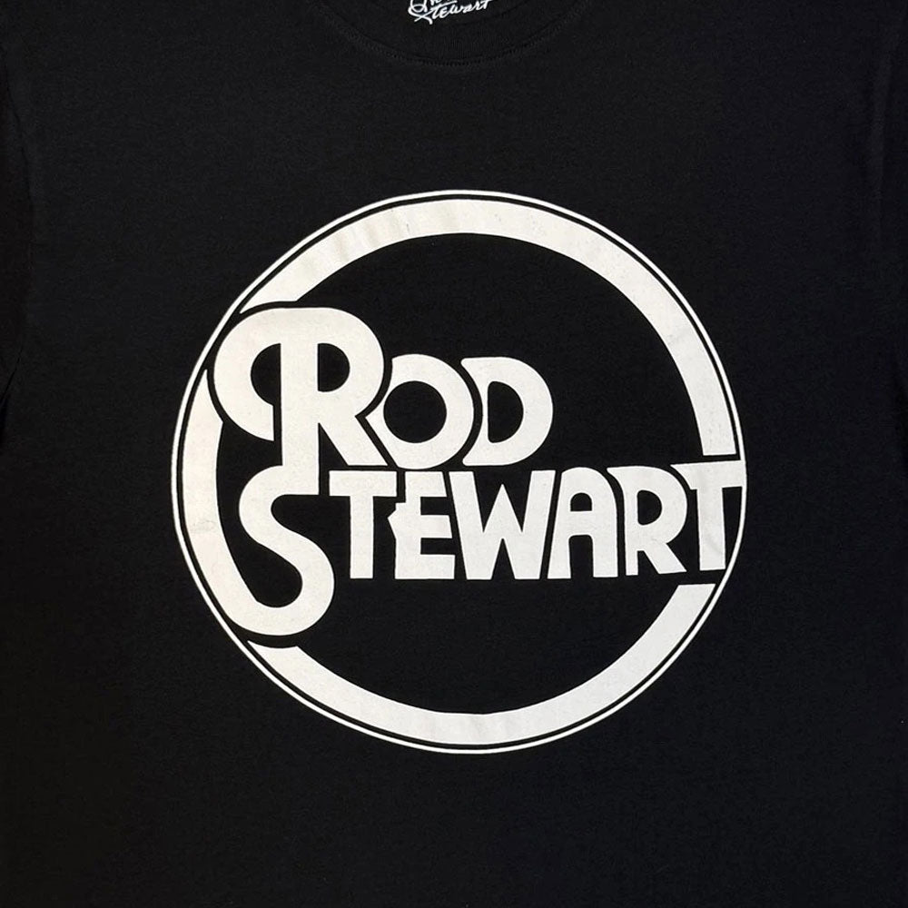 Rod Stewart Circle Logo Mono T Shirt product image 2