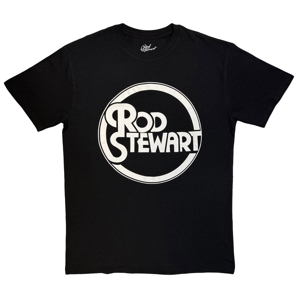 Rod Stewart Circle Logo Mono T Shirt product image 1