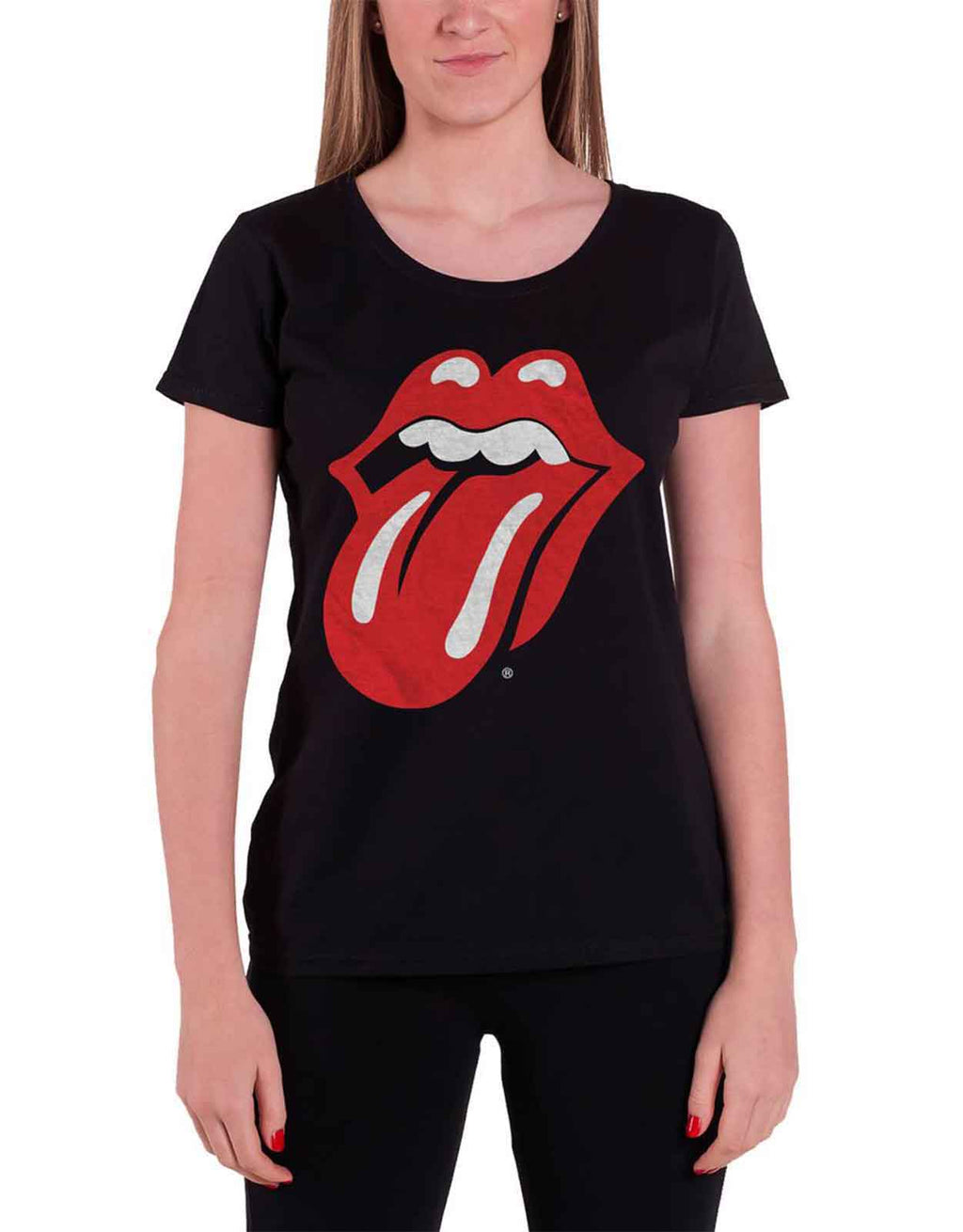 The Rolling Stones Classic Tongue Skinny Fit T Shirt product image 1