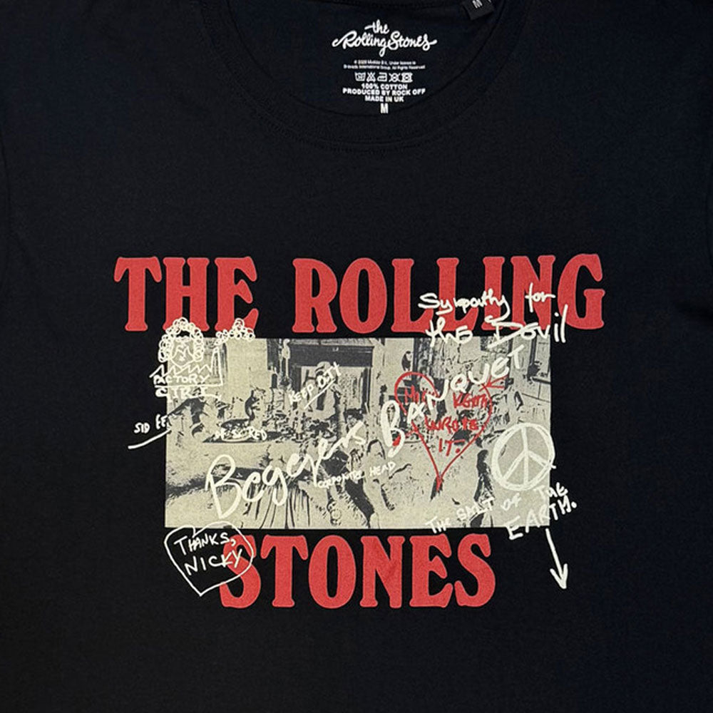 The Rolling Stones Beggars Banquet Graffiti T Shirt product image 2