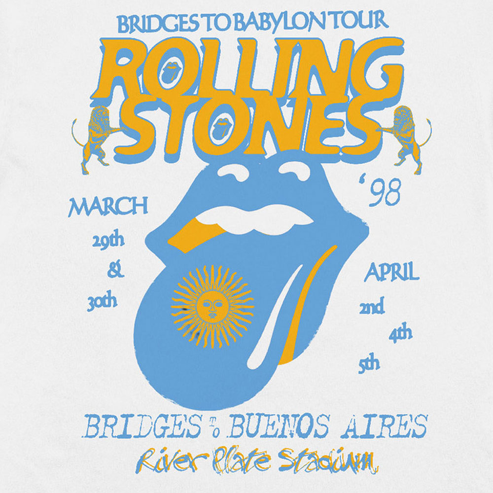 The Rolling Stones River Plate Stadium T Shirt product image 2