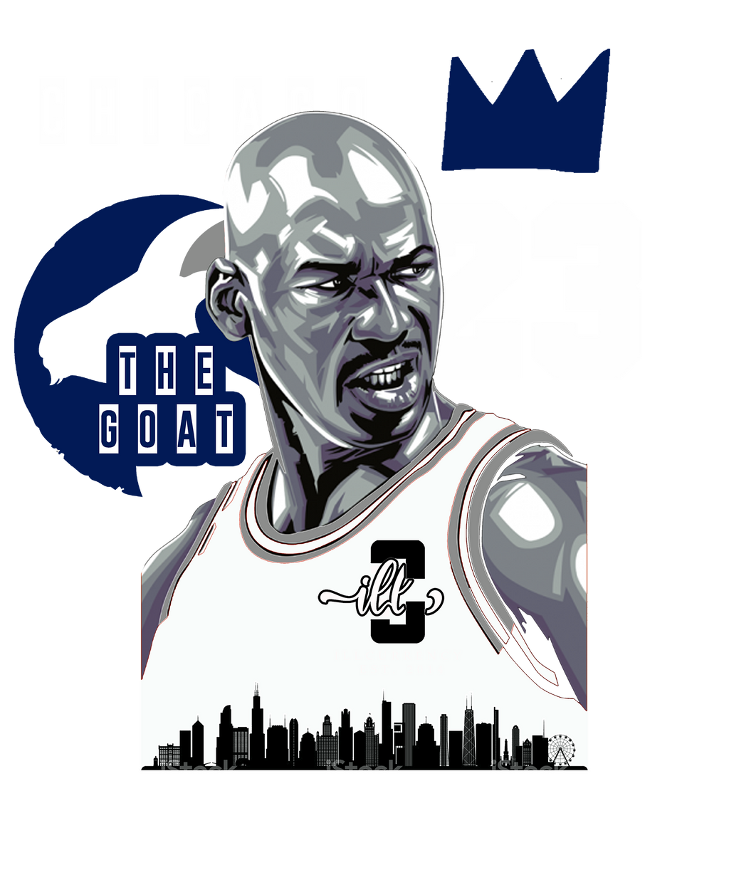 Air Jordan 1 High ‘85 “Georgetown” Grey T-Shirt (The Goat)