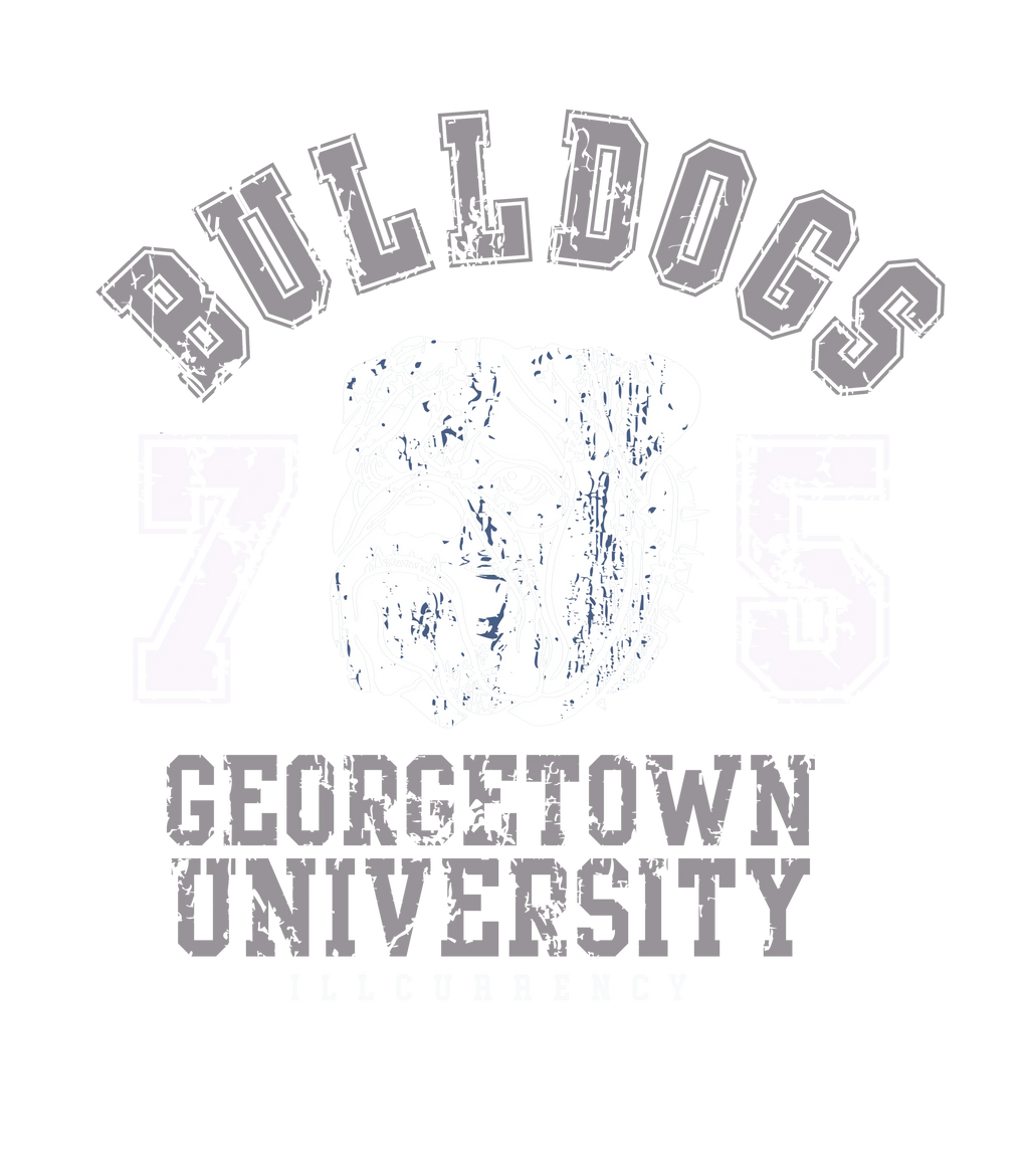 Air Jordan 1 High ‘85 “Georgetown” Navy Blue T-Shirt (Bulldogs)