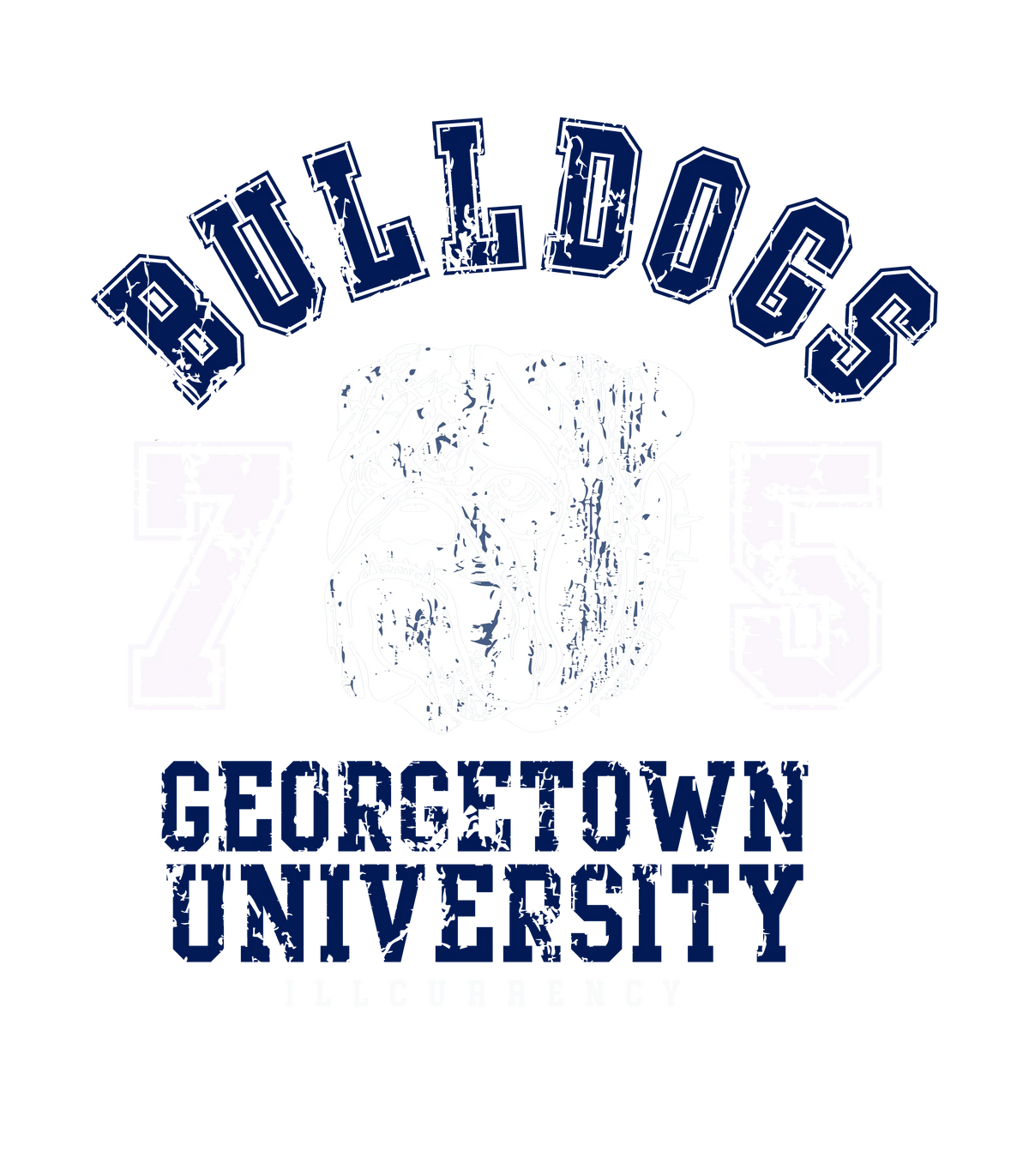 Air Jordan 1 High ‘85 “Georgetown” Grey T-Shirt (Bulldogs)