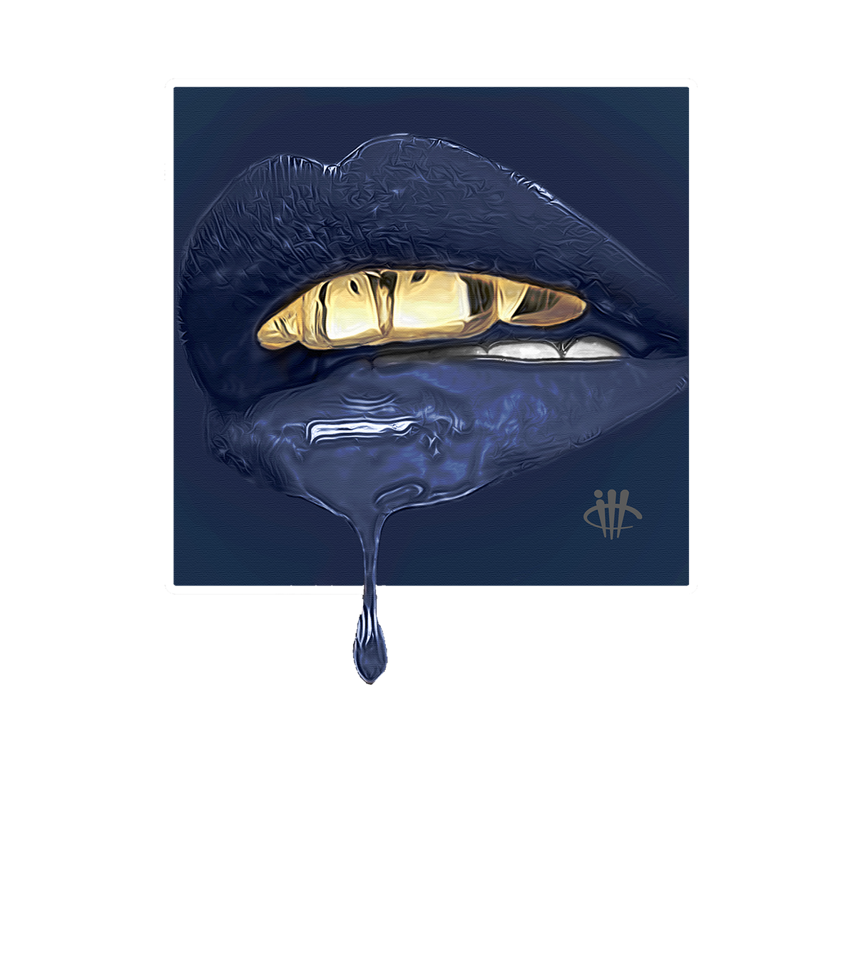 Air Jordan 13 "Brave Blue" 2022 | ILLCURRENCY Navy Blue T-Shirt (LIPSTICK)
