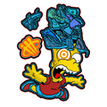 NIKE SB DUNK LOWS (Bart Simpson) | ILLCURRENCY Black product image 1