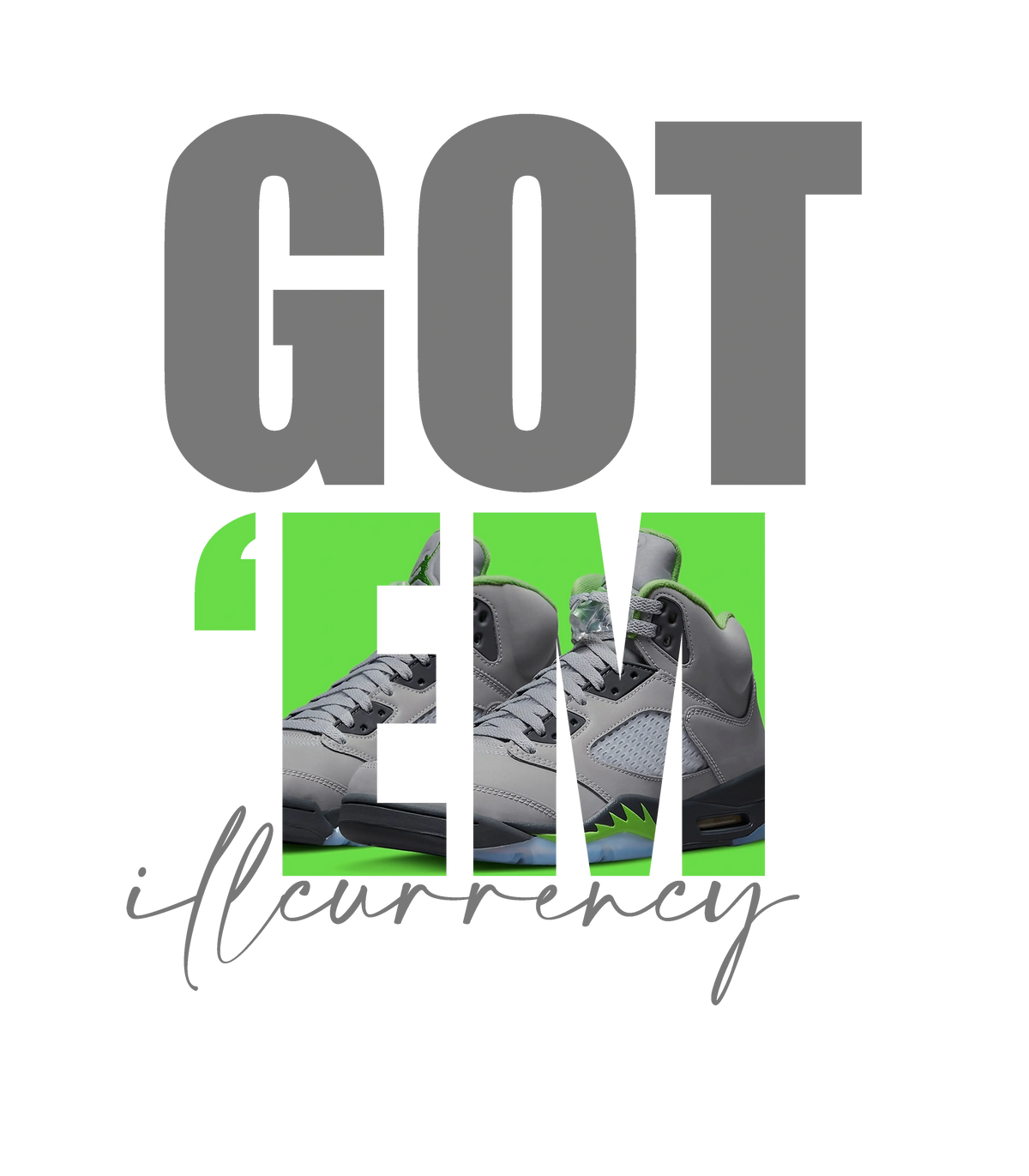 Air Jordan 5 Green Bean Black T-Shirt (Got Em) product image 1