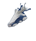 Air Jordan 13 Retro French Blue - Black T-Shirt (SPLASH)