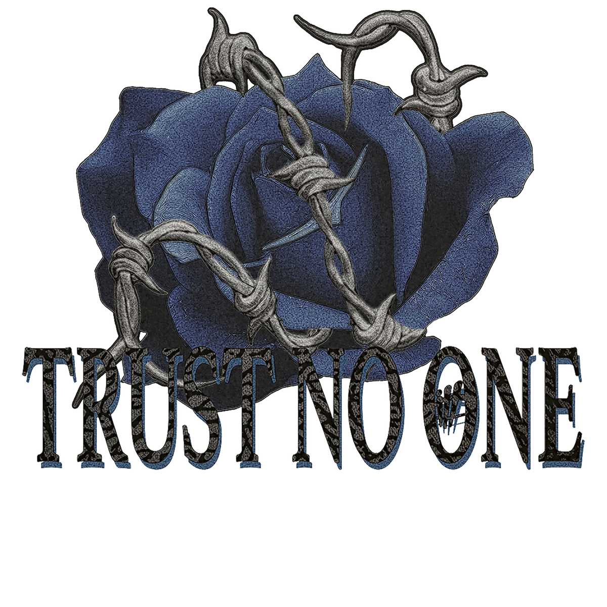 Air Jordan 6 "Georgetown" White T-Shirt (TRUST NO ONE)