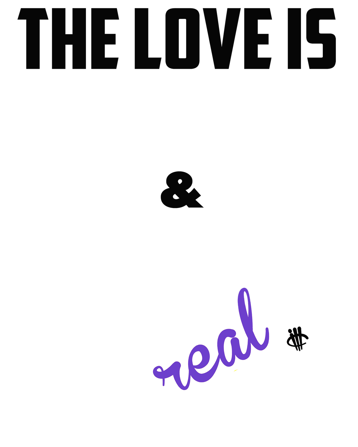 Air Jordan 5 “Concord” Purple T-Shirt (Love is Fake)