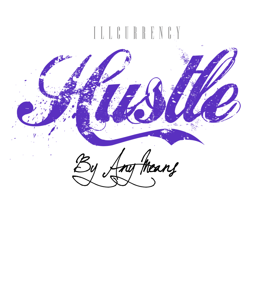 Air Jordan 5 “Concord” White T-Shirt (Hustle By Any Means)