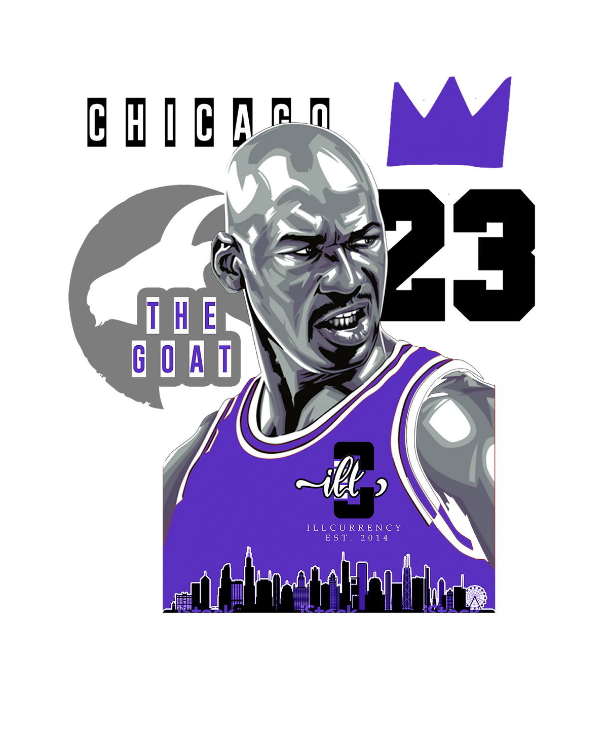 Air Jordan 5 “Concord” White T-Shirt (The Goat)