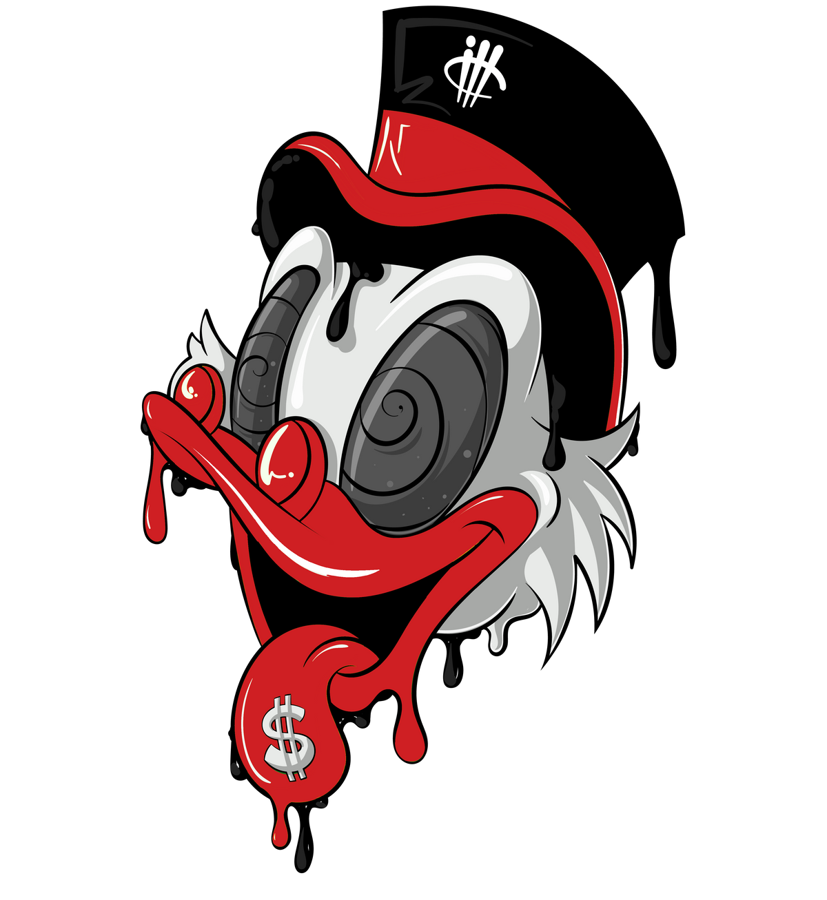 Air Jordan 3 “Fire Red” OG Black T-Shirt (Money Duck)