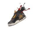 Air Jordan 3 "Black Gold" 2022 Black T-Shirt (SPLASH 3)